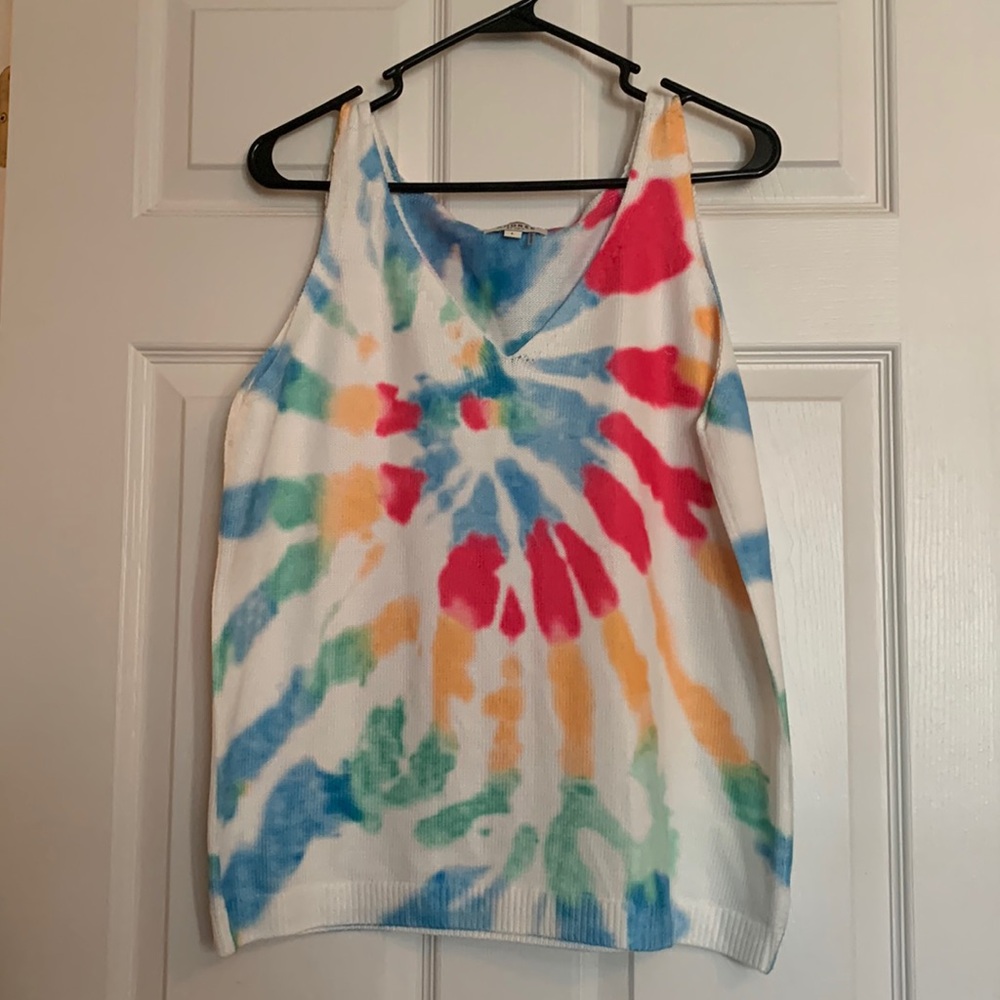Andrew by Unit Tied Dyed Sweater tank top